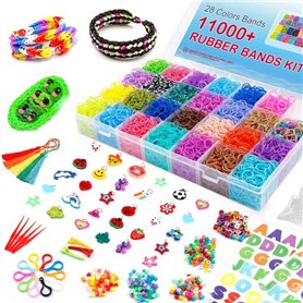 INSCRAFT 12750 PCS Elastique Bracelet Kit de Recharge