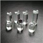 CENPEK Lot de 7 présentoirs cubiques en acrylique transparent pour bijoux
