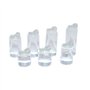 CENPEK Lot de 7 présentoirs cubiques en acrylique transparent pour bijoux, bagues, boucles d'oreilles