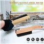 brosse métallique pour enlever la rouille