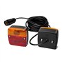 JMEST LEAD 2PCS 12V Feux de Remorque Câble de 7.5m 7 Broches Feu Arrière de Remorque Feux indicateurs Pour Remorque Camping-car
