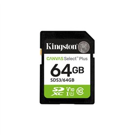 Carte Mémoire Micro SD avec Adaptateur Kingston SDS3/64GB 64 GB