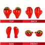 Jinpojun Lot de 3 Protection Orteils en Silicone, 3 Taille Découpable Bandage de Tube de Protection des Doigts en Gel Doux pour 