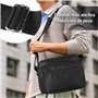 Organiseur de sac à outils, support en toile épaissie mallette de rangement sac à outils à bandoulière unique pochette de matéri