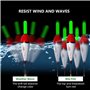 3 Pièces Flotteurs De Pêche À Led Avec Détecteur De Touche, Détecteur De Gravité Et Base, Accessoires De Pêche Intelligents, Kit