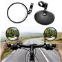 Rétroviseurs Rond Latéraux Moto,Lot De 2 22-24MM Rétroviseurs Moto De Guidon,Retroviseur Embouts De Guidon,Retroviseur Moto Embo