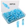 FULARR 80Pcs Connecteur Entièrement Isolé