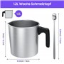 2 l pour faire fondre la cire