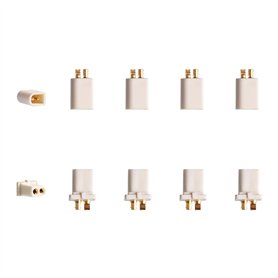 BETAFPV 10pcs BT2.0 Connectors Set Male Female 1.0 Banana Connector for BT2.0 Connector FPV 1S Whoop Drone
