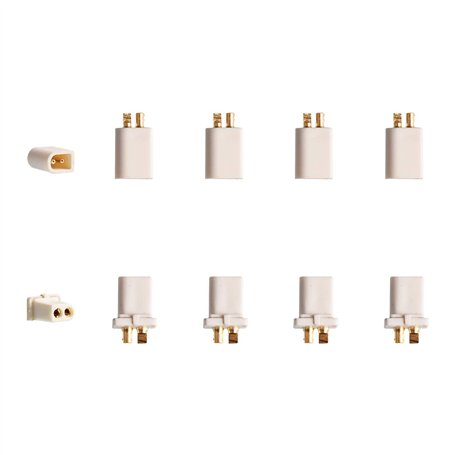 BETAFPV 10pcs BT2.0 Connectors Set Male Female 1.0 Banana Connector for BT2.0 Connector FPV 1S Whoop Drone