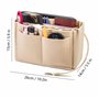 sac à main en feutre beige