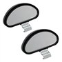 2Pcs Rétroviseurs d'Angle Mort pour Voiture, Miroir Convexe Réglable à 360 Degrés, Retroviseur conduite accompagnée, Installatio