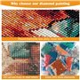 Kit de Broderie Diamant 5D DIY- Mère de Lion et Enfants - Peinture par numéros Adultes - Broderie Diamant Painting au Point de C