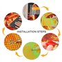 Kit de Broderie Diamant 5D DIY- Mère de Lion et Enfants - Peinture par numéros Adultes - Broderie Diamant Painting au Point de C
