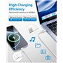 Câble iPhone [1+1+2+2M/Lot de 4] Certifié MFi, Cable Chargeur iPhone pour iPhone 14 13 12 11 Pro Max/XS/XR/8/7/6/SE, Câble Light