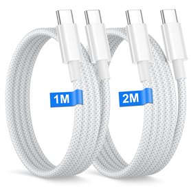 Câble USB C vers USB C pour iPhone 16 15 Pro Max/Plus/Pro/16/15
