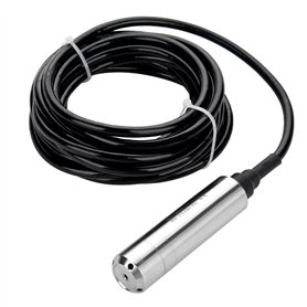DC 24V 4-20mA Transmetteur de Capteur d'eau Liquide de Niveau de Jet pour Détecter la Profondeur de Gamme de 0-5m