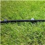 sinzau Lot de 50 ancrages de fixation pour tuyau d'arrosage Noir