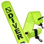 Scuba plongée Choix 4 'Neon marqueur de Surface Jaune Signal Tube avec Clip en Plastique