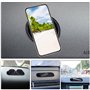Lot de 4 tapis antidérapants pour tableau de bord de voiture, en silicone, avec une forte adhérence, pour décoration de voiture,