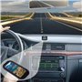 Lot de 4 tapis antidérapants pour tableau de bord de voiture, en silicone, avec une forte adhérence, pour décoration de voiture,