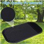 Lot de 4 tapis antidérapants pour tableau de bord de voiture, en silicone, avec une forte adhérence, pour décoration de voiture,