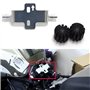 Lot de 2 accessoires de siège conducteur de moto - Œillets d'abaissement - 10 mm - Compatible avec B-M-W R1200GS LC/ R1250GS/S10