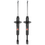Frankberg 2x Amortisseur à gaz Pression du gaz Essieu Avant Compatibles avec A4 8E2 8EC 2000-2008 A4 Avant 8E5 8ED 2001-2008 Rem
