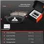 Frankberg 2 disques de frein + 4 plaquettes de frein essieu avant avec lubrifiant de frein, compatibles avec A3 8L1 1996-2003 O.