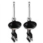 Frankberg Lot de 2 amortisseurs à gaz avant gauche et droit compatibles avec Twingo II CN0 1.1L 1.5L Hatchback 2007-Aujourd'hui 