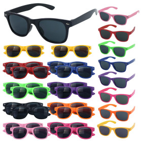 Lot de 18 lunettes de soleil multicolores pour enfants