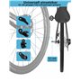 WildKids Axe enfichable pour remorque de vélo M12 160-172 mm, longueur de tige réglable, axe enfichable compatible avec la plupa