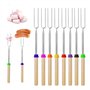Lot de 8 fourchettes Marshmallow Brochette