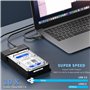 5 Dur Externe USB 3.0 Station d'accueil pour 2