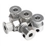 DollaTek 5PCS Poulie dentée en aluminium GT2 16 dents alésage 5mm largeur 6mm et clé pour Imprimante 3D RepRap Prusa i3