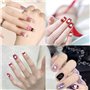 VIVIIHOO Nail Charms Set - 50 pièces 3D Ongles décoration,en Forme de Coeur,arcs et Perles pour la Conception d’Ongles,Coque de 