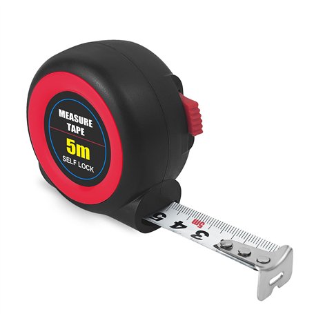 Wantli Mesure auto lock 5 M x 19 mm - Mètre à Ruban