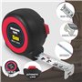Wantli Mesure auto lock 5 M x 19 mm - Mètre à Ruban, Revêtement Mylar Anti-Abrasion et Anti-Corrosion, Boitier Ergonomique Bi ma