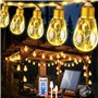 Ciskotu Guirlande Lumineuse Solaire d'extérieur