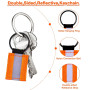 HSLXBY Pendentif Réfléchissant,Porte Clés Réflecteur,8 pièces Réflecteur de Sécurité Enfants,Sécurité Pendentif Réfléchissant,po