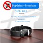 Feloyal Bracelets Anti-moustiques Affichage de la Température Corporelle Montre Anti-Moustiques Rechargeables par USB étanches à