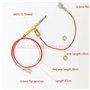 METER STAR Pièces de rechange pour chauffage extérieur M8 x 1 - Écrous de connexion d'extrémité thermocouple - Longueur : 0,4 m 