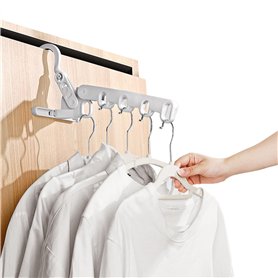 Cintre Pliable Voyage Porte Manteau Patere Porte avec 5 Trous