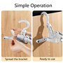Cintre Pliable Voyage Porte Manteau Patere Porte avec 5 Trous,Adapté pour Les Voyages de Camping en Plein air,Les Appartements d