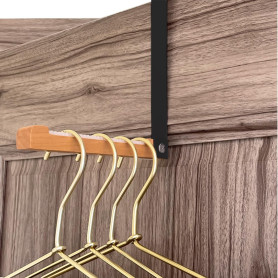 HAOXYO Porte Manteau Pour Porte Crochet Porte Manteau Porte Manteau Salle de Bain Pliable au Dessus de la Porte Séchage à Linge