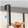 HAOXYO Porte Manteau Pour Porte Crochet Porte Manteau Porte Manteau Salle de Bain Pliable au Dessus de la Porte Séchage à Linge 
