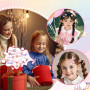 Lot de 20 barrettes à cheveux pour fille - Avec 20 élastiques à cheveux brillants - Licorne - Pinces à cheveux mignonnes - Pince