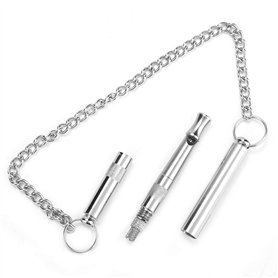 Hffheer Sifflet À Ultrasons pour Chien Sifflet Professionnel pour Chien Arrêtez Sifflet À Pois Réglable Sifflet pour Chien