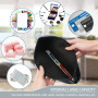 Sac Facture Fermeture Éclair 3 Pièces A5 Pochette zippée PU Faux Cuir Petit Rangement Zippé Facture Pochette Porte Monnaie Sac à