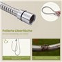 HOMELODY Colonne de Douche sans Mitigeur avec Boutons Piano, Pomme de Douche Auto-nettoyante et Douchette, Idéale pour Rénovatio